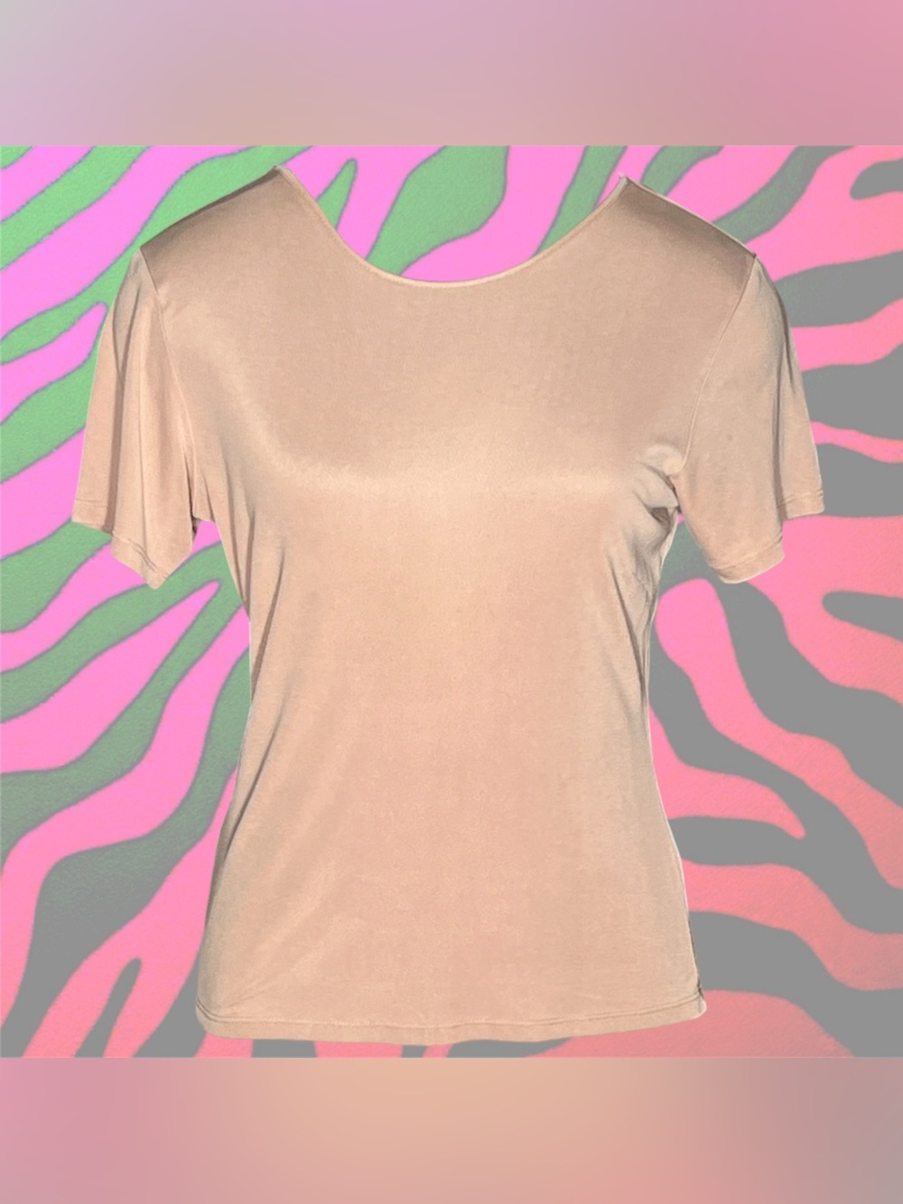 vintage y2k 100% silk short sleeve tee shirt from the Limited